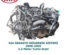 Kia Sorento 2.2 Turbo Dizel Mühərrik Sistemi (2008-2009)