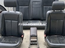 Mercedes W210 2000 Dəri oturacaqları və dirsək altlığı