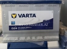 🔋 Varta 60Ah akkumulyator – Almaniya istehsalı, 2 il zəmanət