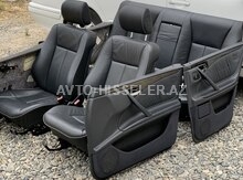 Mercedes W210 2001 Dəri oturacaqları və qapı üzlükləri