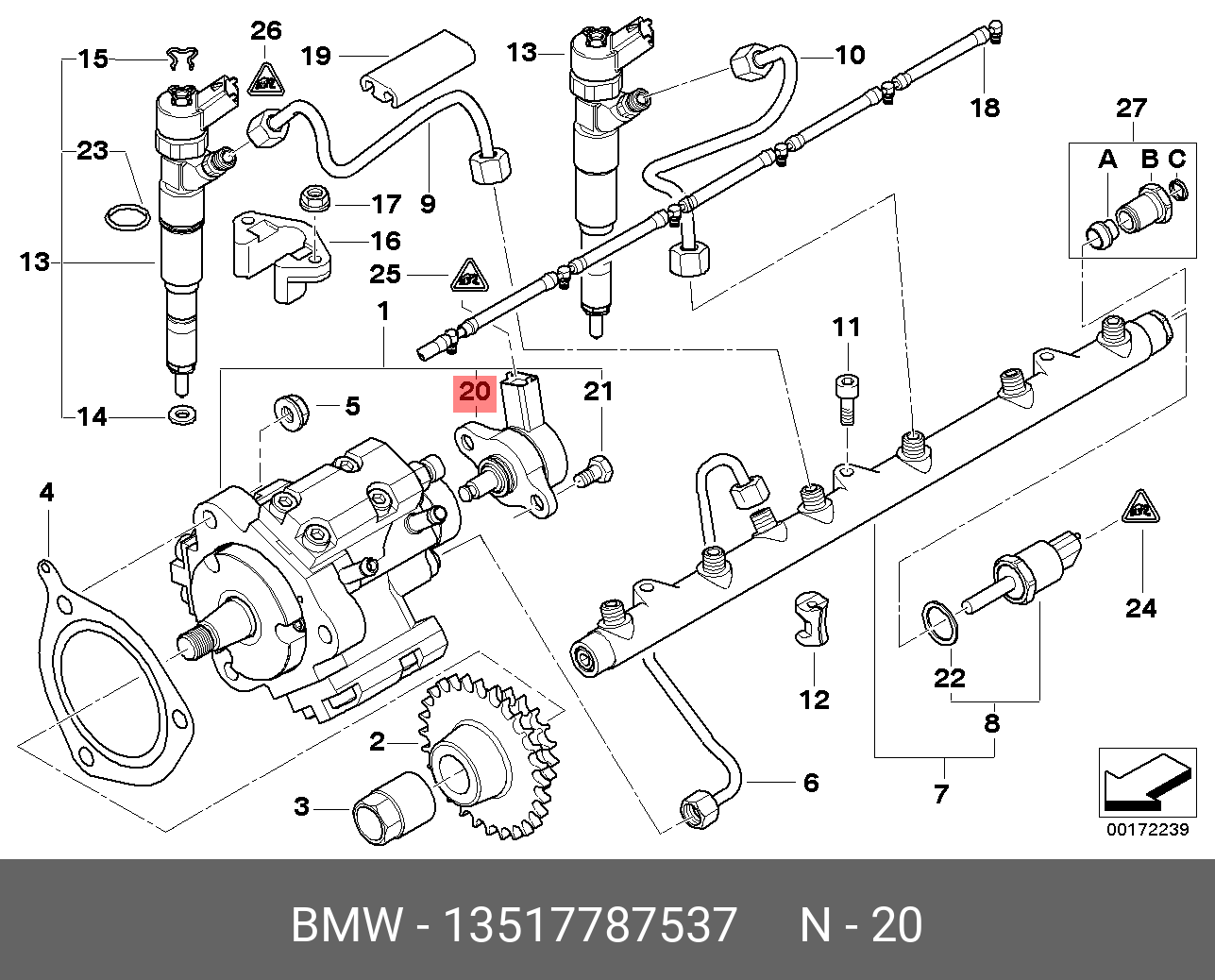 13 51 7 787 537 /BOSCH 0281002480 