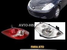 Nissan Tiida 2012 faraları