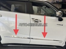 Toyota Highlander 2021-2023 yan qapı xrom kantları