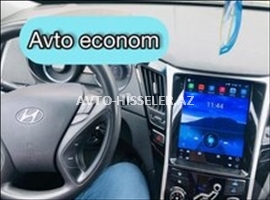 Hyundai Sonata Tesla monitor